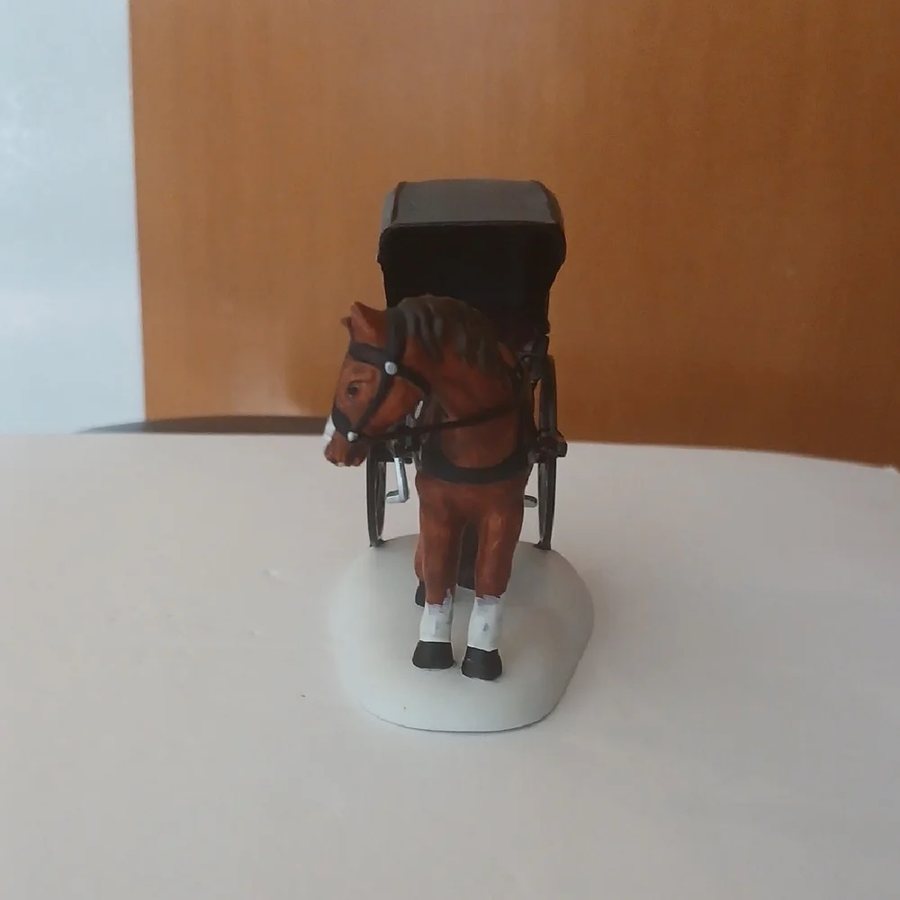 Dept. 56 Doctor's House Call New England Village Horse & Carriage